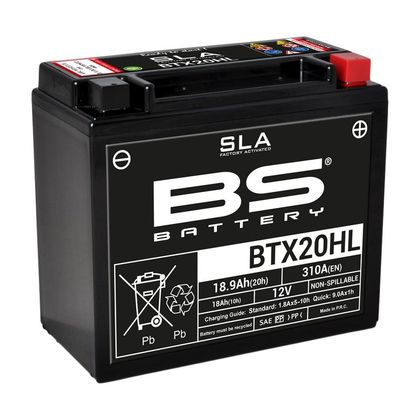 Batterie BS Battery SLA YTX20HL-BS/BTX20HL ferme Type Acide Sans entretien/prête à l'emploi