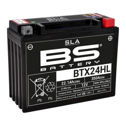 Batterie BS Battery SLA YTX24HL/BTX24HL/B50N18L-A3 FERME TYPE ACIDE SANS ENTRETIEN/PRÊTE À L'EMPLOI