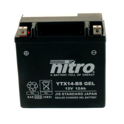 Batterie Nitro NTX14 SLA/YTX14-SLA FERME TYPE ACIDE SANS ENTRETIEN/PRÊTE À L'EMPLOI