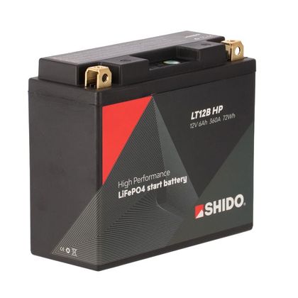 Batterie Shido LT12B-HP Lithium Ion