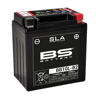 Batterie BS Battery SLA YB10L-B2/BB10L-A2/B2 ferme Type Acide Sans entretien/prête à l'emploi