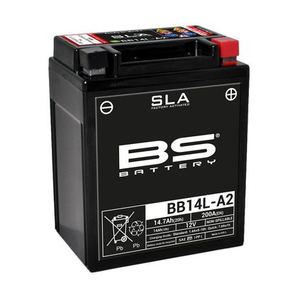 Batterie BS Battery SLA YB14L-A2/BTX14AHL /BB14L-A2-B2 ferme Type Acide Sans entretien/prête à l'emploi