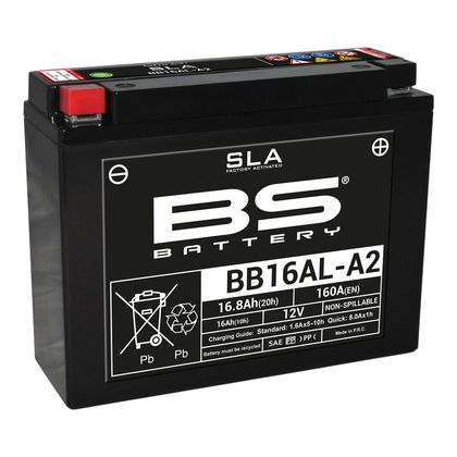 Batterie BS Battery SLA YB16AL-A2/BB16AL-A2 ferme Type Acide Sans entretien/prête à l'emploi