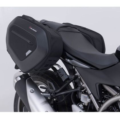 SW-MOTECH PRO BLAZE MET HOUDER (2 x 20 liter) Zadeltassen - Zwart