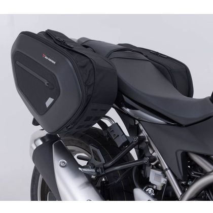 SW-MOTECH PRO BLAZE MET HOUDER (2 x 20 liter) Zadeltassen - Zwart