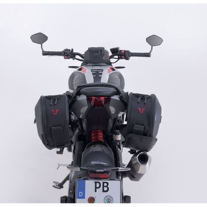 SW-MOTECH Complete kit - PRO BLAZE H - With support Saddlebags - Black