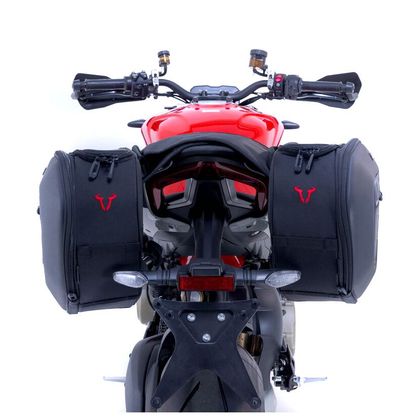Sacoches cavalières SW-MOTECH PRO BLAZE H AVEC SUPPORT (2 x 20 litres) - Noir