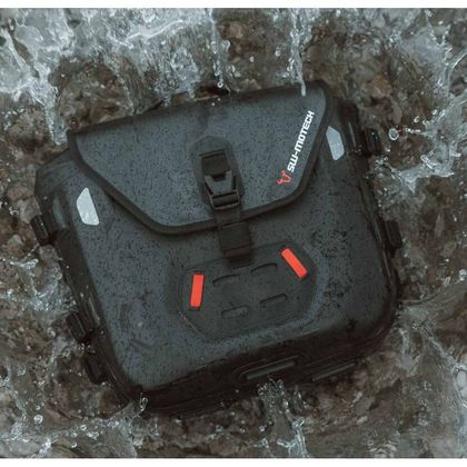 SW-MOTECH SysBag WP S (12-16 Liter) komplett mit Halterung auf der linken Seite Satteltaschen - Schwarz