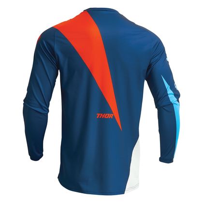 Camiseta de motocross Thor YOUTH PULSE EDGE - Azul / Naranja
