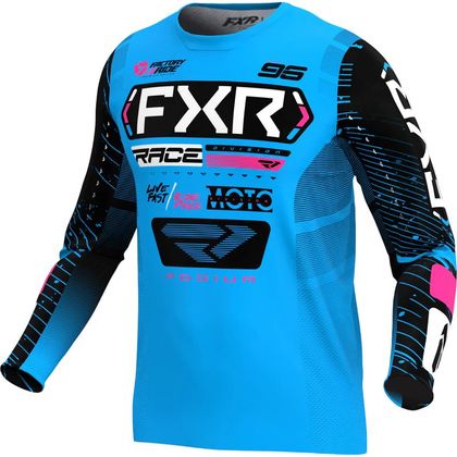 FXR PODIUM ENFANT 2026 Cross shirt - Blauw / Zwart Ref: FXR0872 