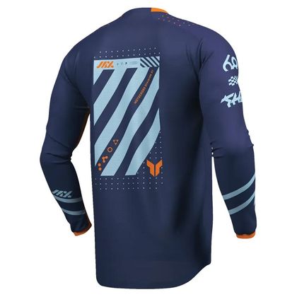 Thor LAUNCH FUTURA 2025 Cross jersey - Blue / Orange