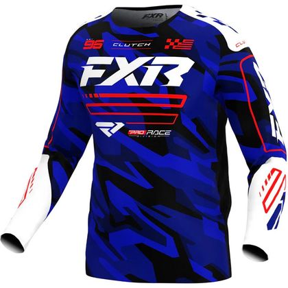 Maillot cross FXR CLUTCH ENFANT 2026 - Bleu / Rouge Ref : FXR0892 