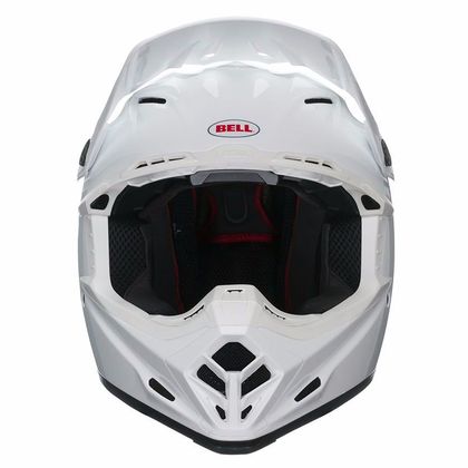 Casco de motocross Bell MOTO-9 CARBON FLEX - SOLID WHITE 2021