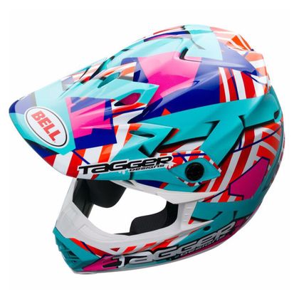 Casque cross Bell MOTO-9 - TAGGER TROUBLE - 2017