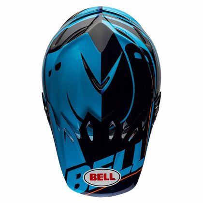 Casco de motocross Bell MOTO-9 CARBON FLEX - BLOCKED BLUE 2017