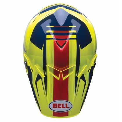 Casco de motocross Bell MOTO-9 CARBON FLEX - VICE BLUE/YELLOW  2017