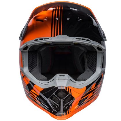 Casco de motocross Bell MOTO-9 MIPS LOUVER - BLACK ORANGE 2022