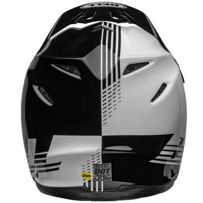 Casco de motocross Bell MOTO-9 MIPS LOUVER - BLACK WHITE 2022