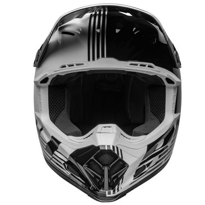 Casco de motocross Bell MOTO-9 MIPS LOUVER - BLACK WHITE 2022