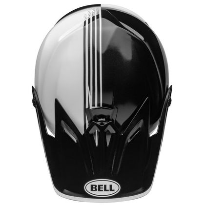 Casco de motocross Bell MOTO-9 MIPS LOUVER -BLACK WHITE ENFANT