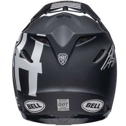Casco de motocross Bell MOTO-9S FLEX FASTHOUSE TRIBE MATTE GLOSS BLACK/WHITE 2022