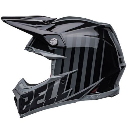 Casco da cross Bell MOTO-9S FLEX SPRINT MATTE BLACK/GRAY 2022