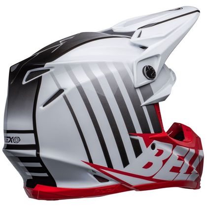 Casco de motocross Bell MOTO-9S FLEX SPRINT MATTE WHITE/RED 2022