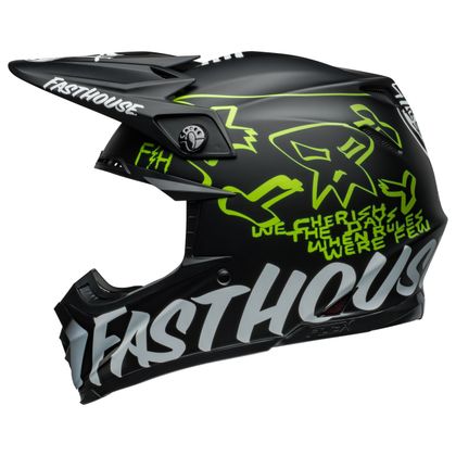 Casco de motocross Bell MOTO-9S FLEX FASTHOUSE MC CORE 2023 - Negro Ref : EL0641 