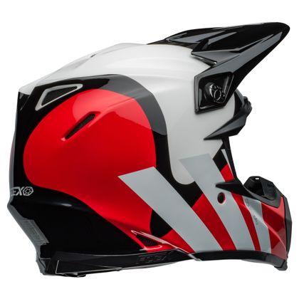 Casco de motocross Bell MOTO-9S FLEX HELLO COUSTEAU 2023 - Rojo