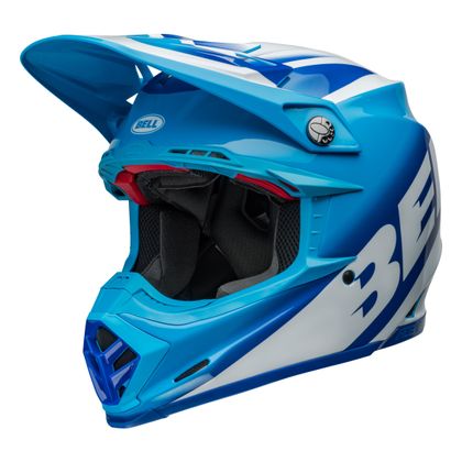 Casco de motocross Bell MOTO-9S FLEX RAIL 2023 - Azul Ref : EL0643 