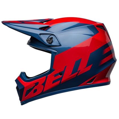 Casco de motocross Bell MX-9 MIPS DISRUPT - TRUE BLUE RED 2022