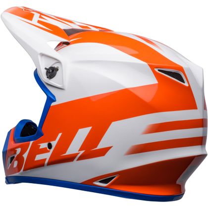 Casco de motocross Bell MX-9 MIPS DISRUPT - WHITE ORANGE 2022