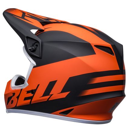 Casco de motocross Bell MX-9 MIPS DISRUPT - MATTE BLACK ORANGE 2023