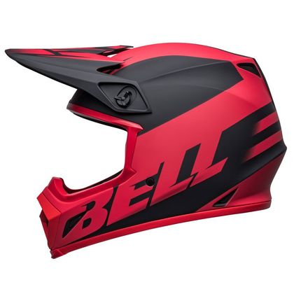 Casco de motocross Bell MX-9 MIPS DISRUPT - MATTE BLACK RED 2023