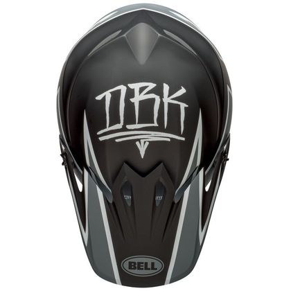Bell MX-9 MIPS TWITCH MATTE BLACK GREY WHITE 2026 Crosshelm