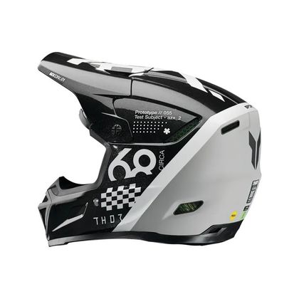 Casque cross Thor REFLEX - SPORT RIOT 2025 - Noir / Blanc
