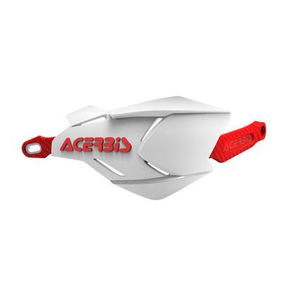 Protèges-mains Acerbis X-Factory universel - Blanc / Rouge