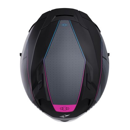 Casque intégral Stormer BLASTER TRON - Bleu / Rose