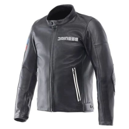Dainese LEGGENDA PERFO Motorbike Jacket - Black Ref : DN2247 