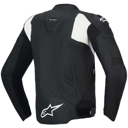 Bunda na motorku Alpinestars DUSK AIRFLOW - Černá / Bílá