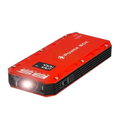 Booster BS Battery Power Box PB-02 avec chargeur USB universel - Rouge / Noir