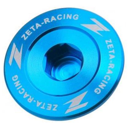 Bouchon de carter moteur Zéta  - Bleu