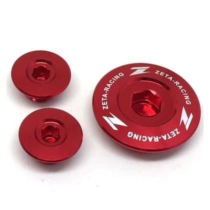Bouchon de carter moteur Zéta  - Rouge