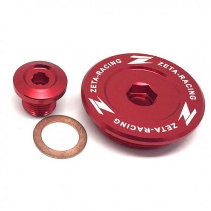 Bouchon de carter moteur Zéta  - Rouge