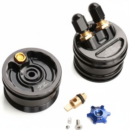 Bouchon de fourche Zéta FRONT FORK CAP - Noir Ref : ZE4796 / ZE5610090 