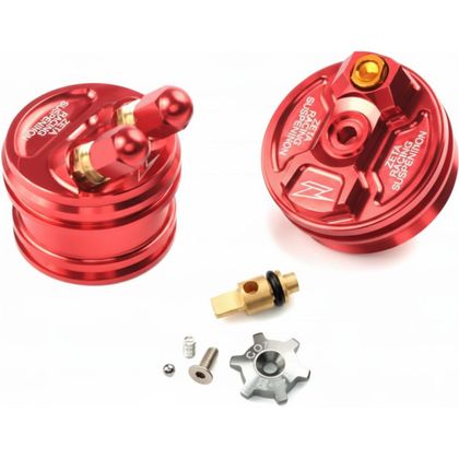 Bouchon de fourche Zéta FRONT FORK CAP - Rouge
