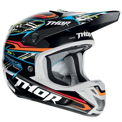 Casque cross Thor VERGE BOXED BLACK  Ref : TO0708 
