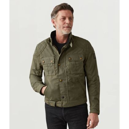 Belstaff BROOKLANDS 2.0 WAX Motorradjacke - Grün
