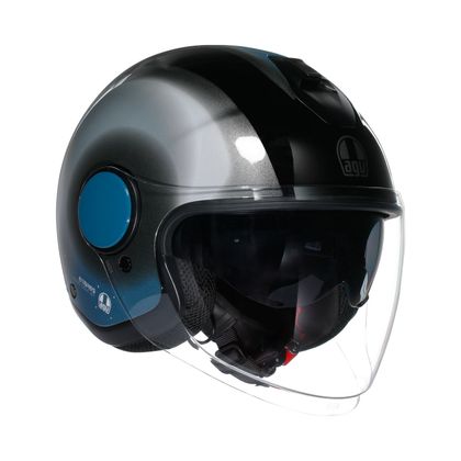 Casque AGV ETERES - LEVANTO - Noir / Gris Ref : AG1113 