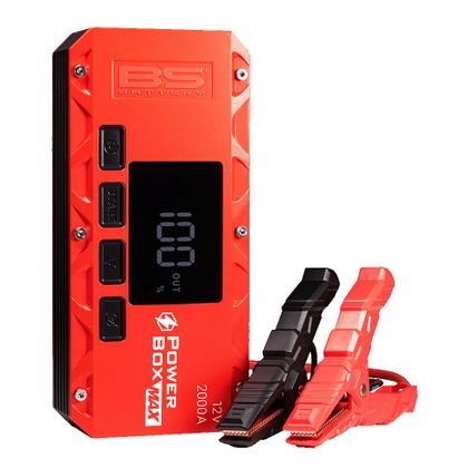 Booster Batterie BS Battery Power Box Max PB-02 Universel - Rouge / Noir Ref : BSB0029 / 1152938 